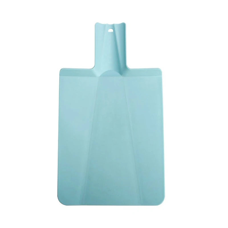 Planche à Découper Pliable MOONBIFFY – Pratique & Compacte en plastique bleu clair avec poignée ergonomique