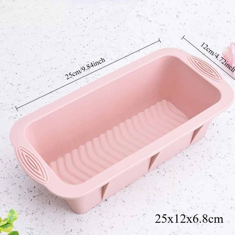 Moule à cake Rectangulaire en Silicone – Four & Congélateur, idéal pour la cuisson et la congélation des gâteaux