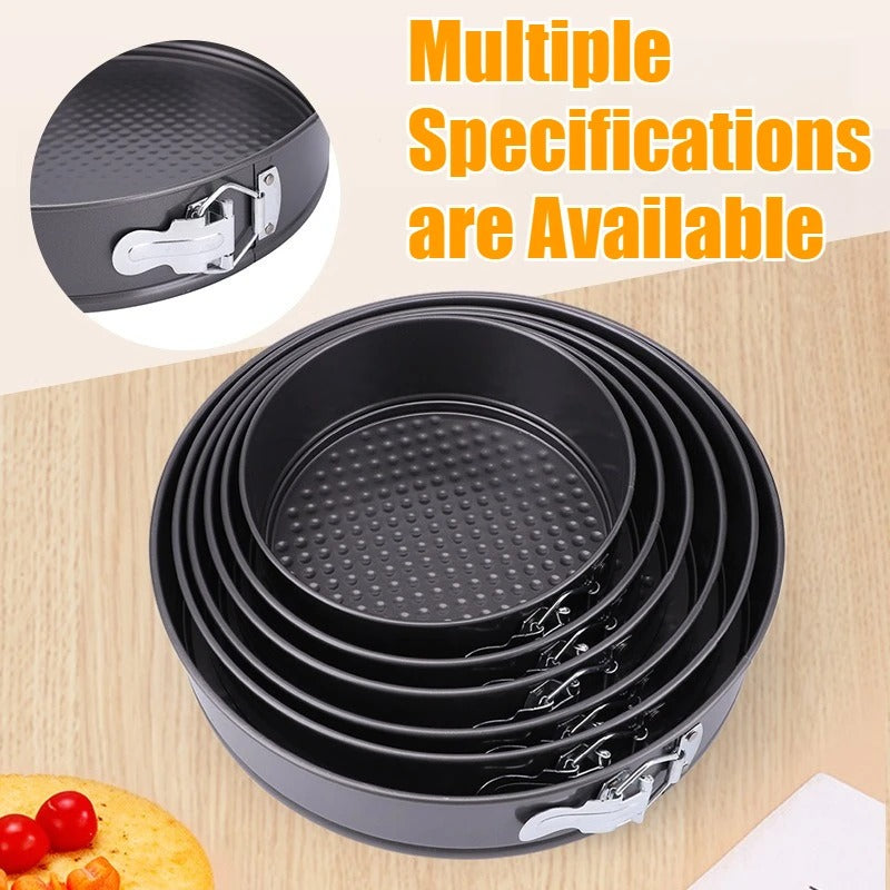 Moule à Charnière en Acier Carbone – 20, 22 cm ou Lot de 3, conçu pour une cuisson parfaite des gâteaux