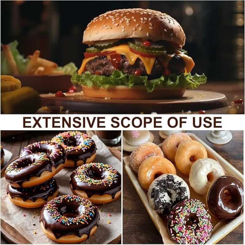 Moule à Donuts Silicone Antiadhésif – Pack 2, 4 ou 6 pour réaliser des donuts parfaits à la maison