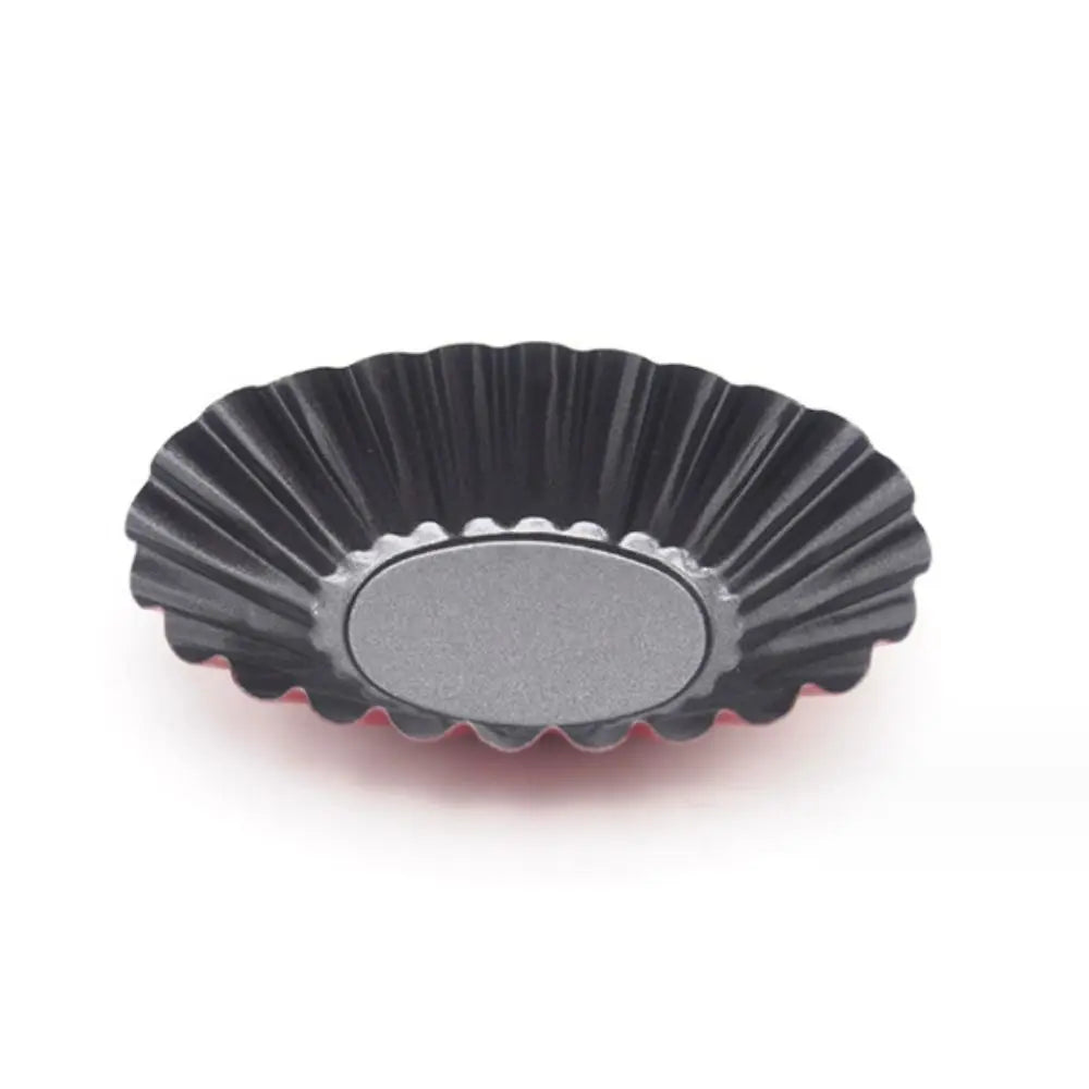 Moule à Tartelettes Antiadhésif – Résultat Pro au Four en métal noir pour pâtisserie Ustensile de chef