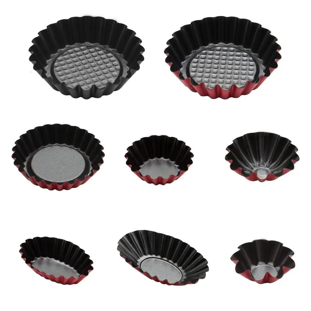 Ensemble de moules à tartelettes antiadhésifs pour pâtisserie Moule à Tartelettes Antiadhésif – Résultat Pro au Four