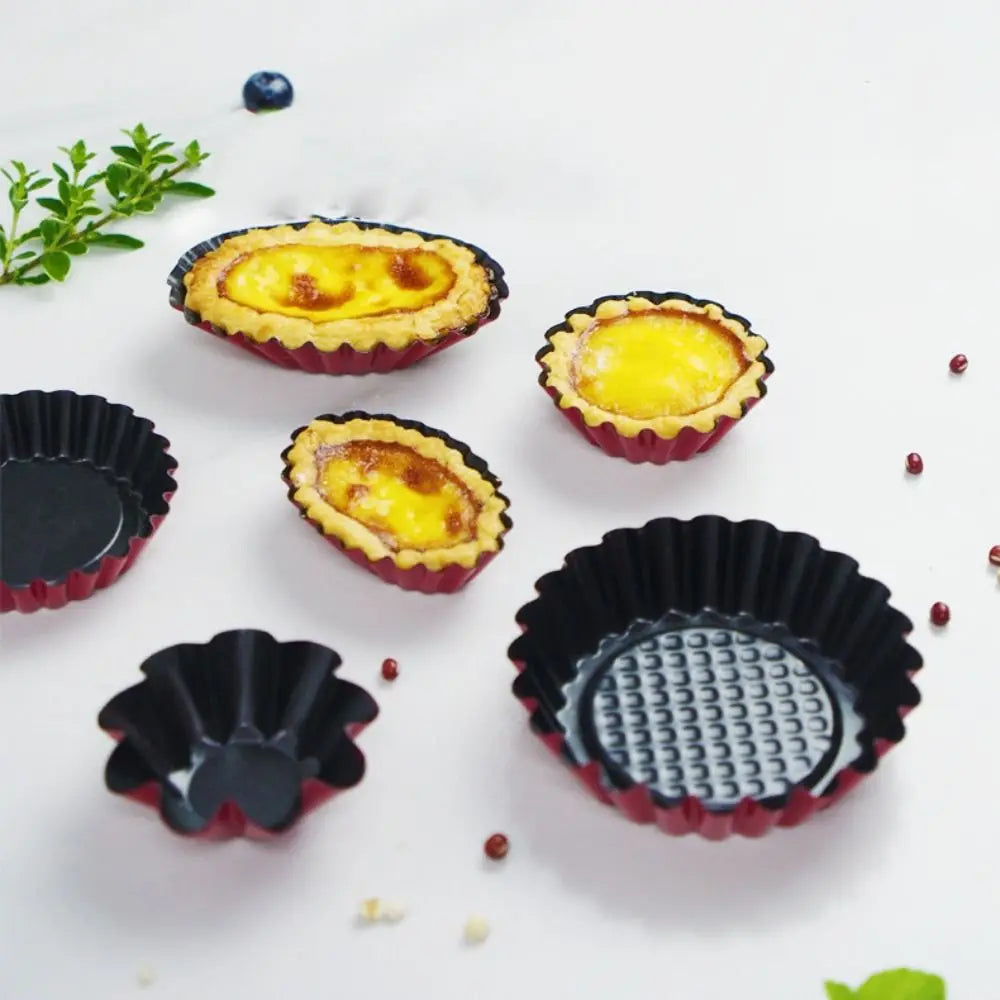 Moule à Tartelettes Antiadhésif – Résultat Pro au Four de Ustensile de chef avec tartelettes cuites