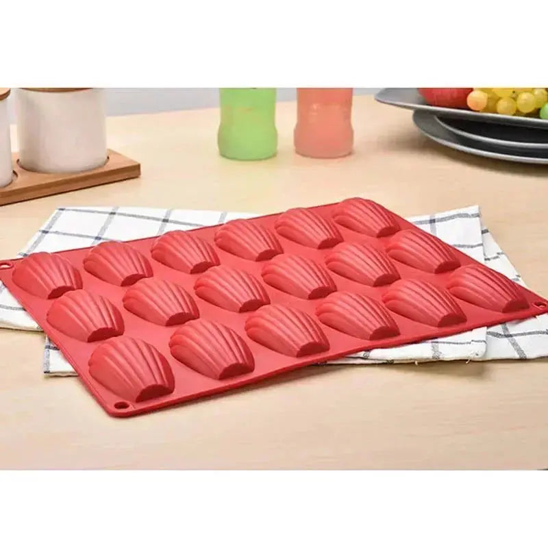 Moule madeleine silicone Ustensiles de chef pour réaliser 12 madeleines en une seule fois