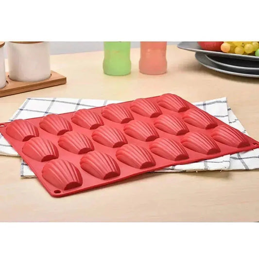 Moule madeleine silicone Ustensiles de chef pour réaliser 12 madeleines en une seule fois