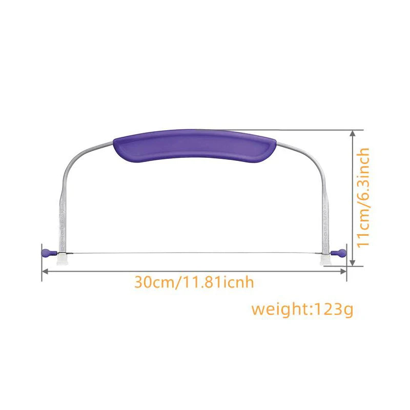 Niveleur à Gâteau – Coupe Précise & Professionnelle avec poignée ergonomique et câbles de coupe ajustables