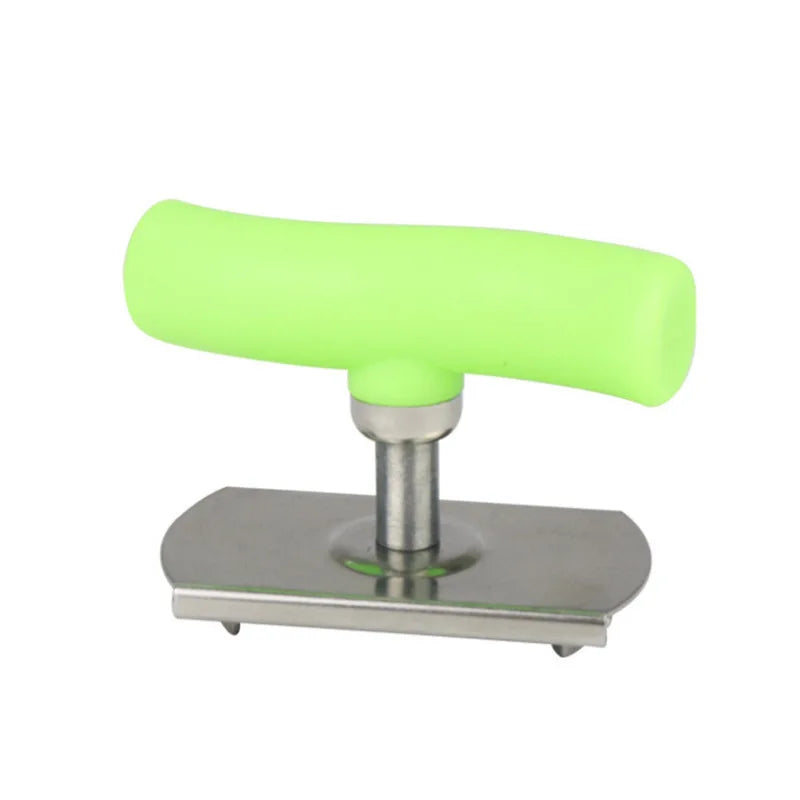 Ouvre-Boîte Inox Ergonomique avec poignée verte pour une utilisation facile et confortable en cuisine