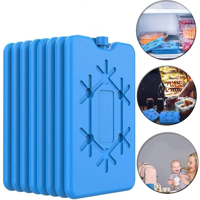 Pack de Glace Portable Réutilisable bleu pour garder les aliments frais lors de sorties et pique-niques