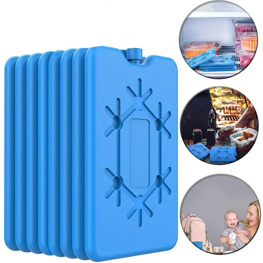 Pack de Glace Portable Réutilisable bleu pour garder les aliments frais lors de sorties et pique-niques