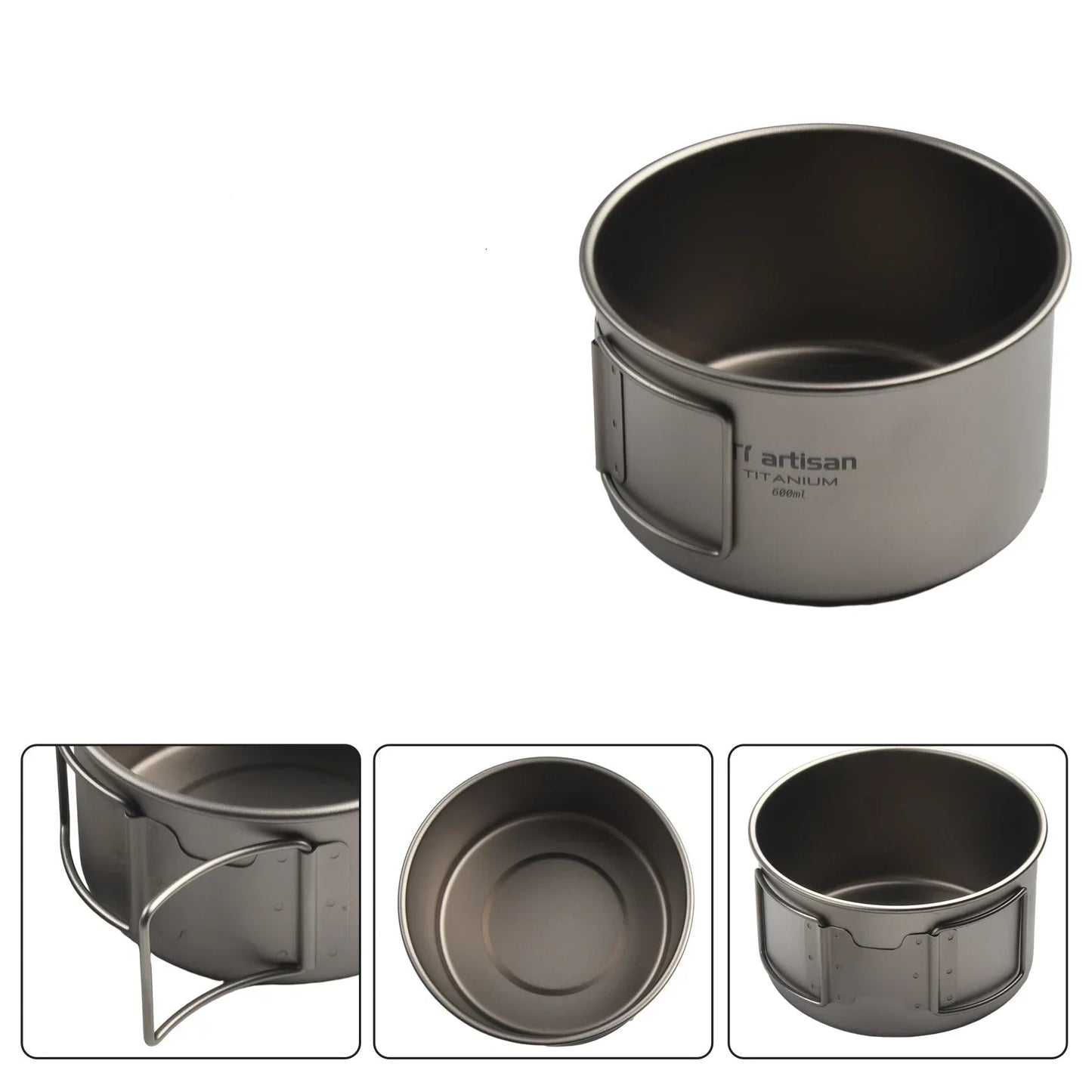 Casserole en acier inoxydable pour le Pack Survie Solo 72h – Kit complet plus Guide PDF offert