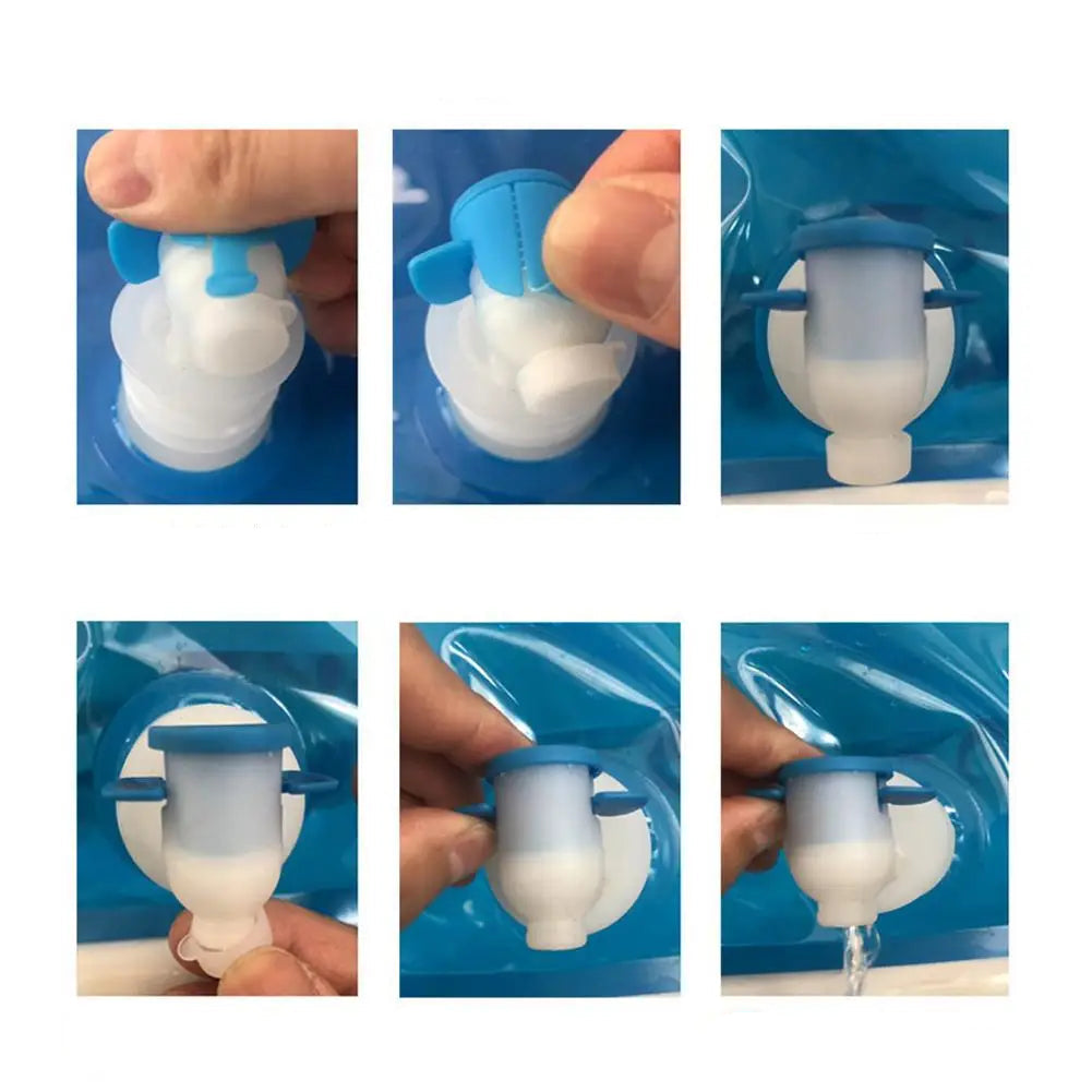 pack de survis complet 72h pour famille de 3 a 4 personne - gourde pliable de 10l