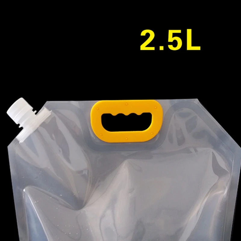 Pack Survie Solo 72h – Kit complet Guide PDF offert contenant une gourde souple 2.5L avec poignée jaune