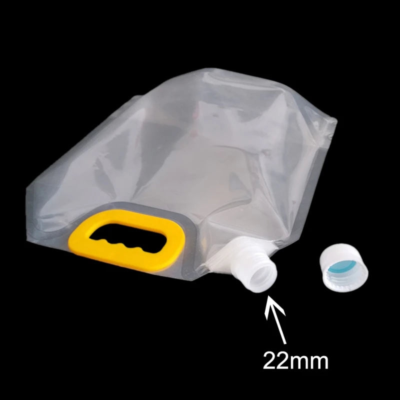 Pack Survie Solo 72h – Kit complet Guide PDF offert sac d'eau pliable avec poignée jaune et bouchon 22mm