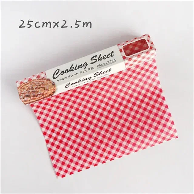 Papier Cuisson Antiadhésif 25 cm avec Découpe Facile pour une cuisson sans accroche et usage pratique