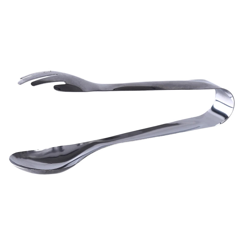 Pince à aliments en acier inoxydable, idéale pour servir et manipuler les plats avec facilité