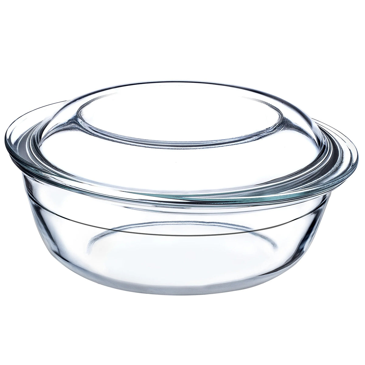 Plat à gratin en verre 2,2L résistant four 300°C avec couvercle hermétique pour cuisson au four