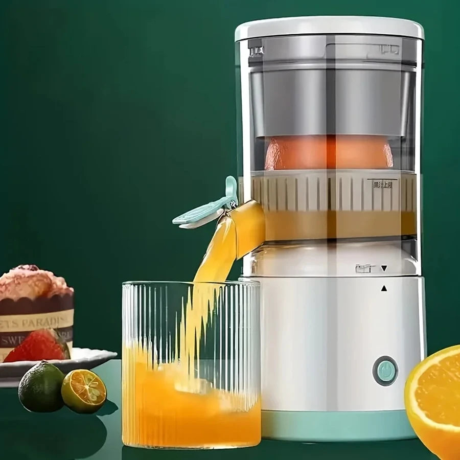 Presse-Agrumes Électrique Portable USB Ustensile de chef extrayant du jus d'orange frais dans un verre