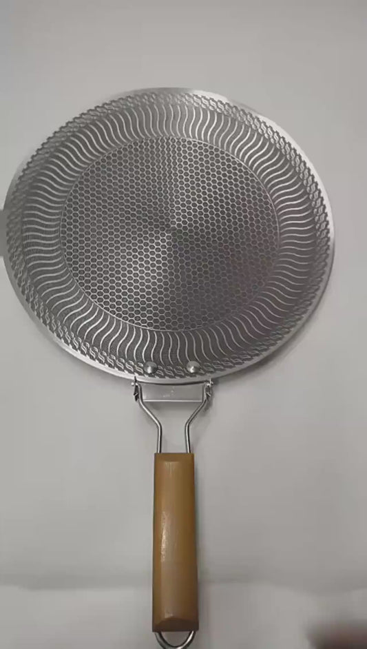 Poêle Grill Antiadhésive en Acier Inoxydable – 33,5 ou 37,5 cm – Tous Feux & Camping