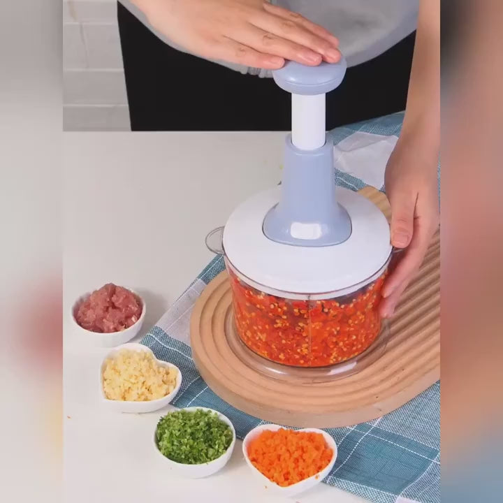 Hachoir Manuel Multifonction en Inox – Broyeur Alimentaire-vidéo demonstrative