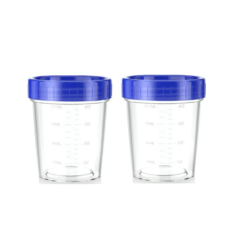 Récipient à Sauce Étanche avec Couvercle Vissé bleu transparent en plastique Ustensile de chef