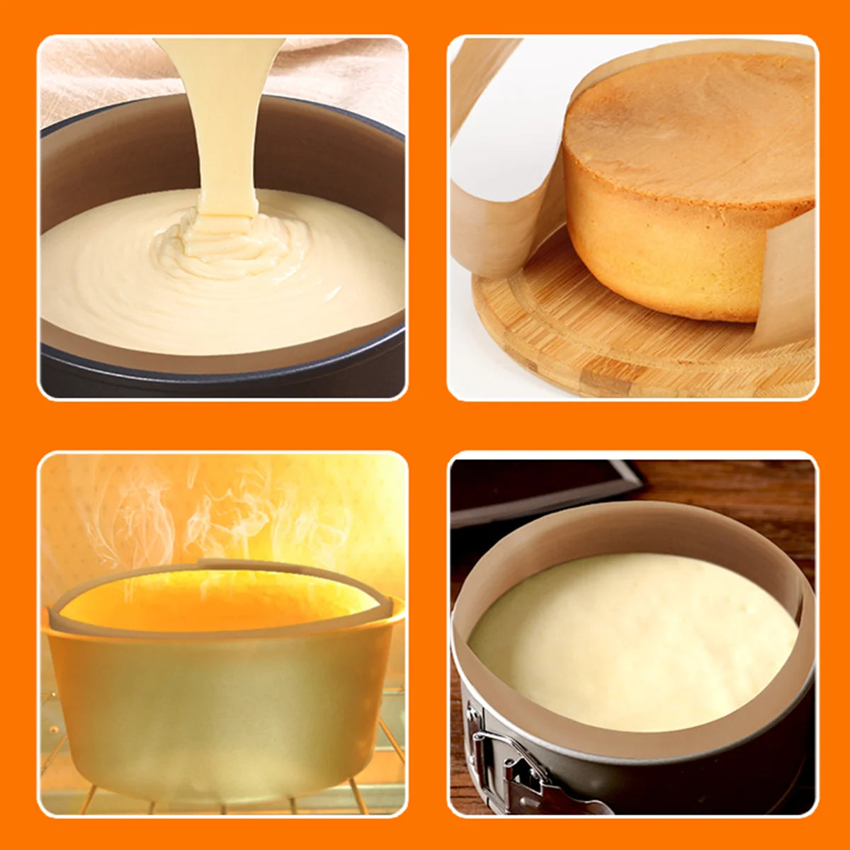 Rouleau de Papier Sulfurisé Antiadhésif – Cuisson Gâteaux Facile pour des gâteaux parfaitement cuits