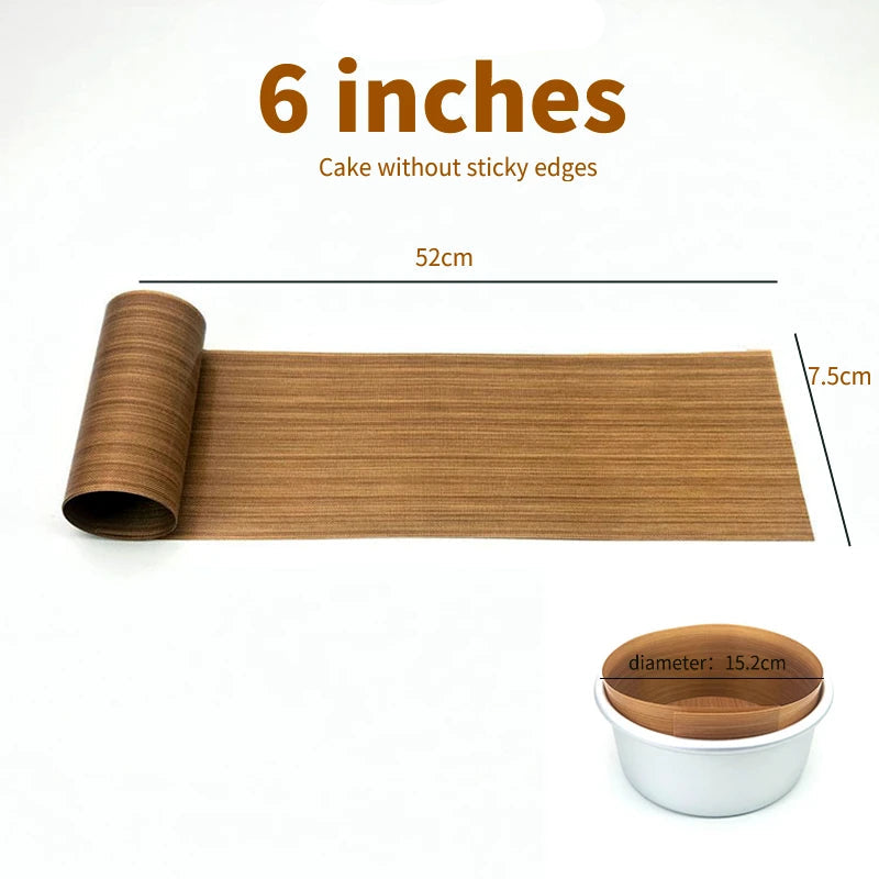 Rouleau de Papier Sulfurisé Antiadhésif – Cuisson Gâteaux Facile de 6 pouces pour éviter les bords collants des gâteaux