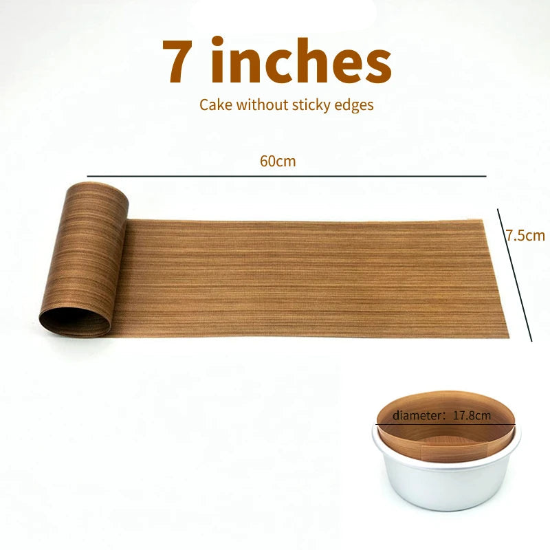 Rouleau de Papier Sulfurisé Antiadhésif – Cuisson Gâteaux Facile, 60 cm x 7,5 cm pour des gâteaux sans accrochage