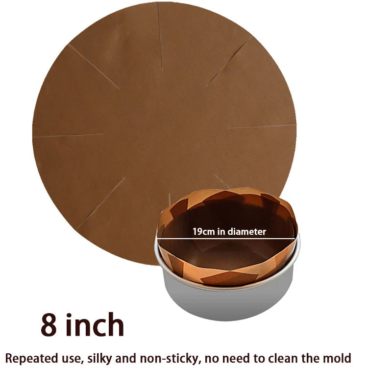 Rouleau de Papier Sulfurisé Antiadhésif – Cuisson Gâteaux Facile de 19 cm de diamètre pour un démoulage facile