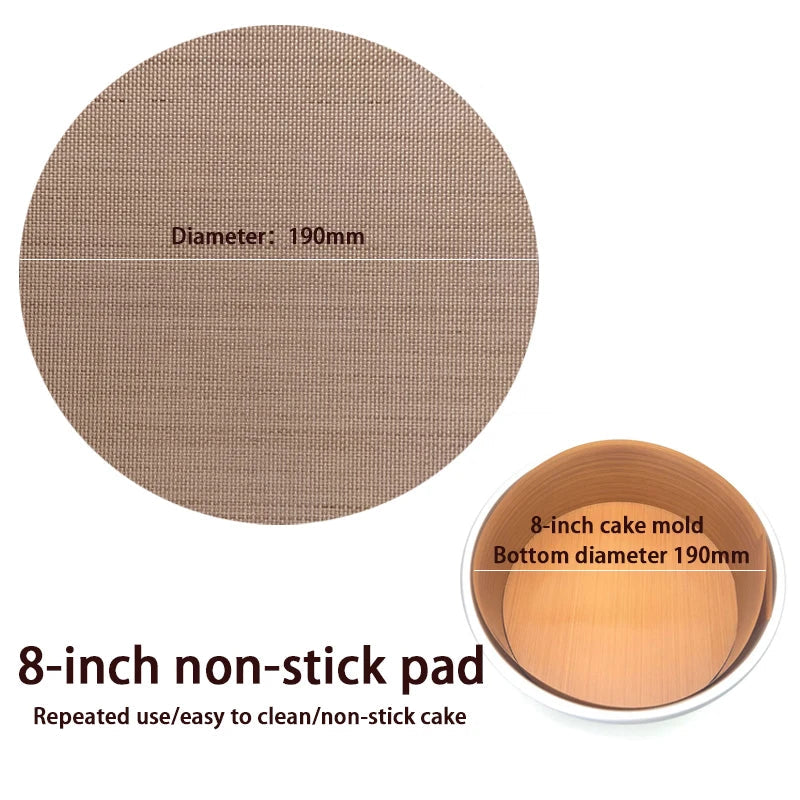 Rouleau de Papier Sulfurisé Antiadhésif – Cuisson Gâteaux Facile pour un moule de 8 pouces