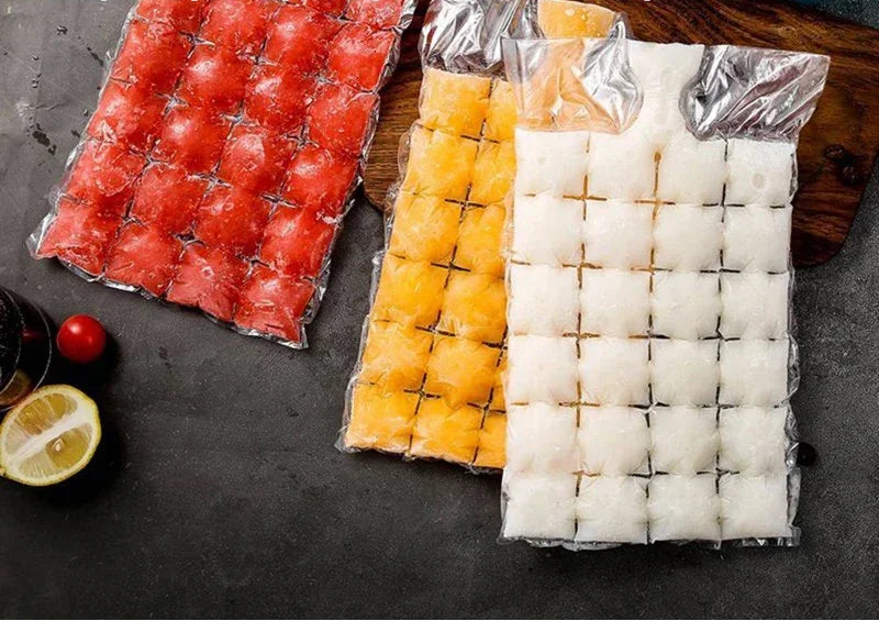 Sacs à glaçons réutilisables – pratiques et hygiéniques de Ustensile de chef avec glaçons colorés pour cuisine