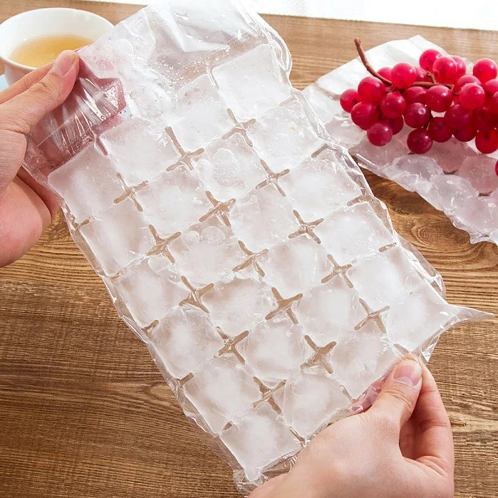 Sacs à Glaçons Réutilisables – Pratiques et Hygiéniques en plastique transparent avec compartiments pour glaçons
