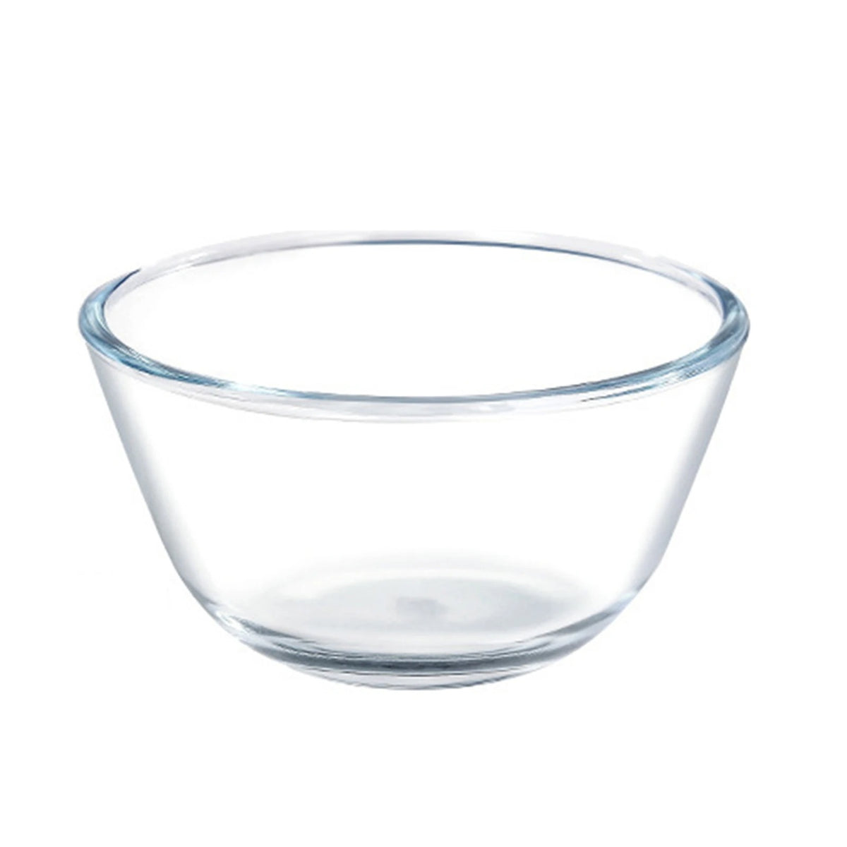 Saladier en Verre Transparent 500 ml à 4,5 L, parfait pour servir salades et préparations culinaires