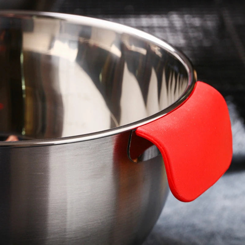 Saladiers Inox avec Couvercles et Râpes – Lot 3 Tailles en acier avec poignée rouge antidérapante