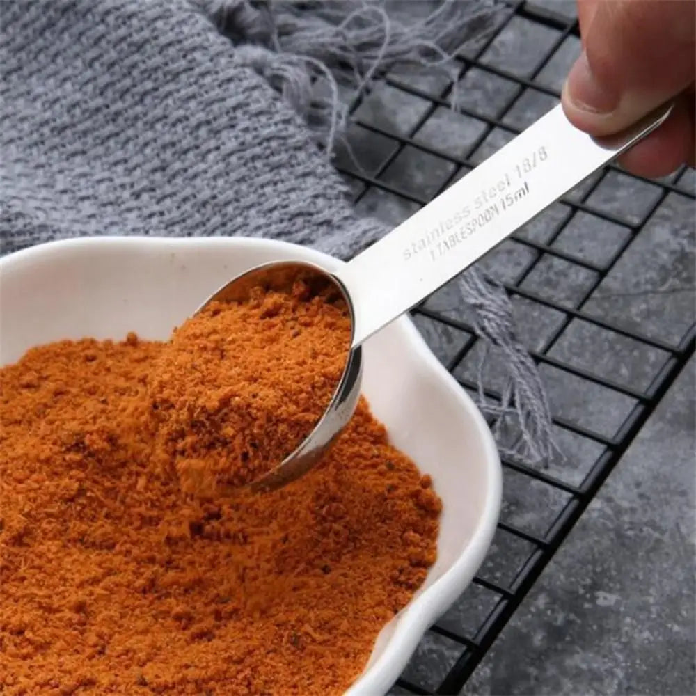 Set Cuillères Doseuses Inox 304 – 7 ou 11 Pièces Précises mesurant avec exactitude des épices en poudre