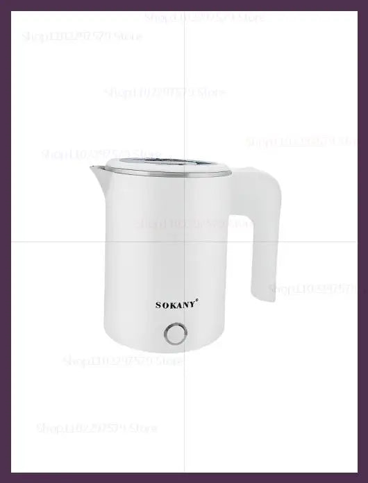 Bouilloire électrique 500ml inox rapide et compacte au design moderne avec poignée ergonomique