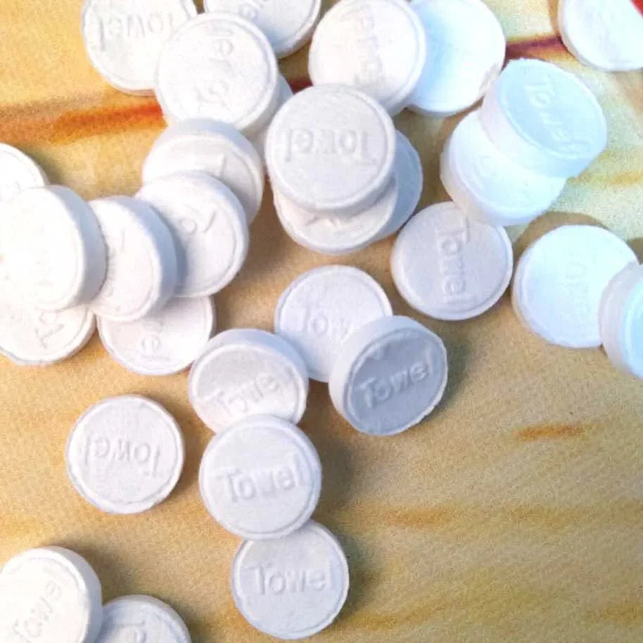 Pastilles de serviettes réutilisables pour kit de survie 72h famille – 3 à 4 personnes en cas d'urgence