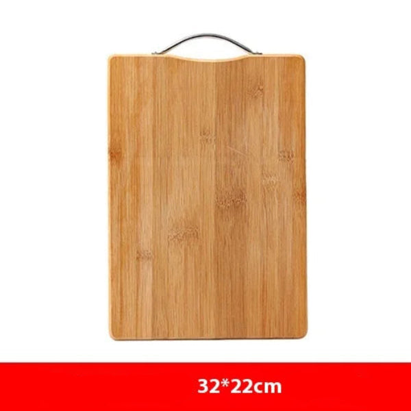 Planche à Découper en Bambou Szkoy avec poignée métallique 32x22 cm pour cuisine