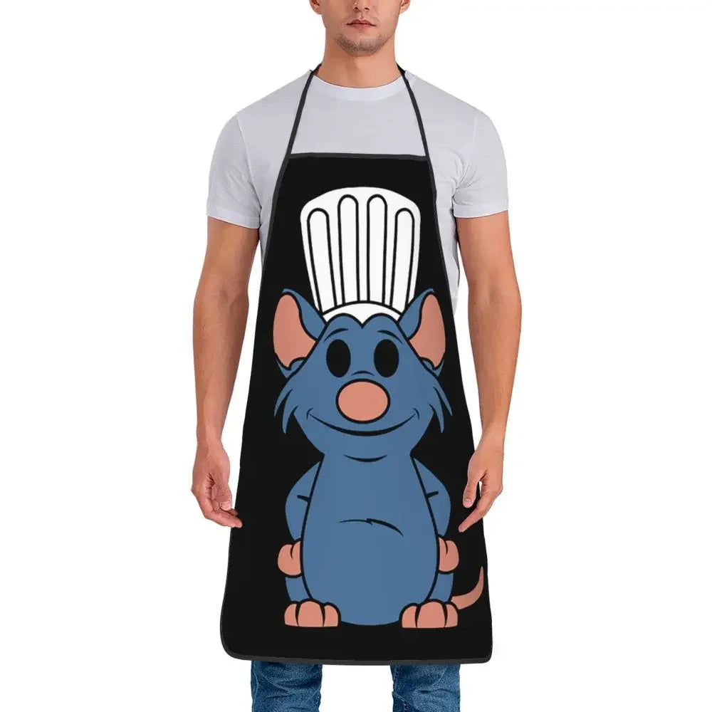 Tablier de Cuisine Imperméable – Protégez vos vêtements avec un design raton laveur chef noir