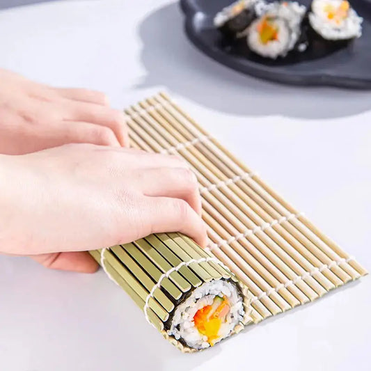 Tapis à Sushi en Bambou – Rouleau Maki Facile pour préparer des sushis faits maison