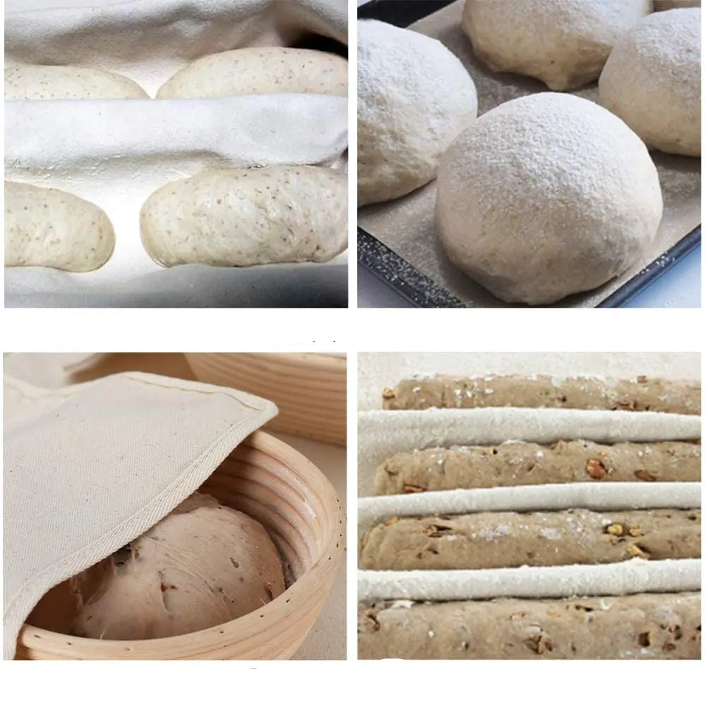 Tapis de Poussée Coton 100 % Pur pour la préparation et la fermentation de la pâte à pain