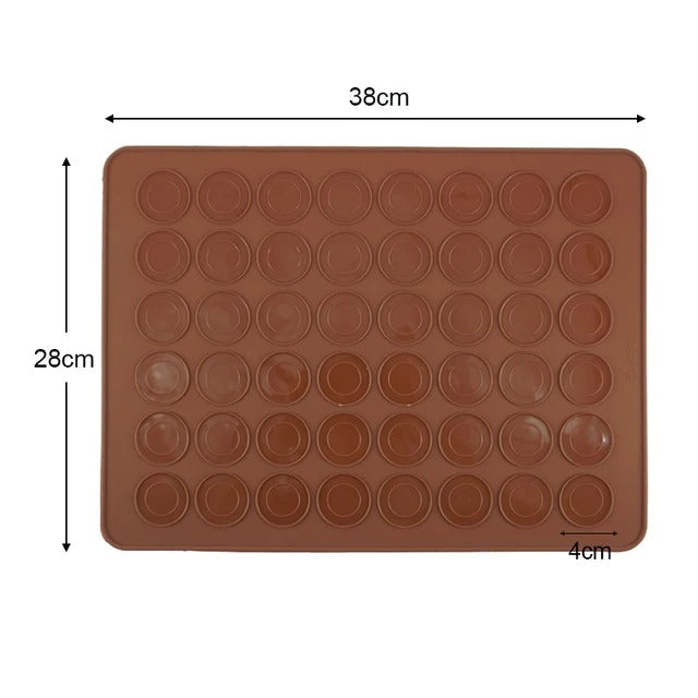 Moule à Macarons en Silicone – 30 ou 48 Cavités