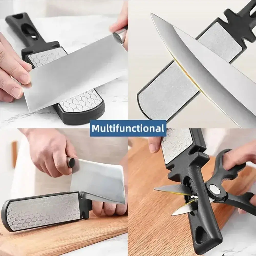 Aiguiseur de couteaux Venlohome Tranchant rapide et durable avec un design multifonctionnel pour couper et affûter.