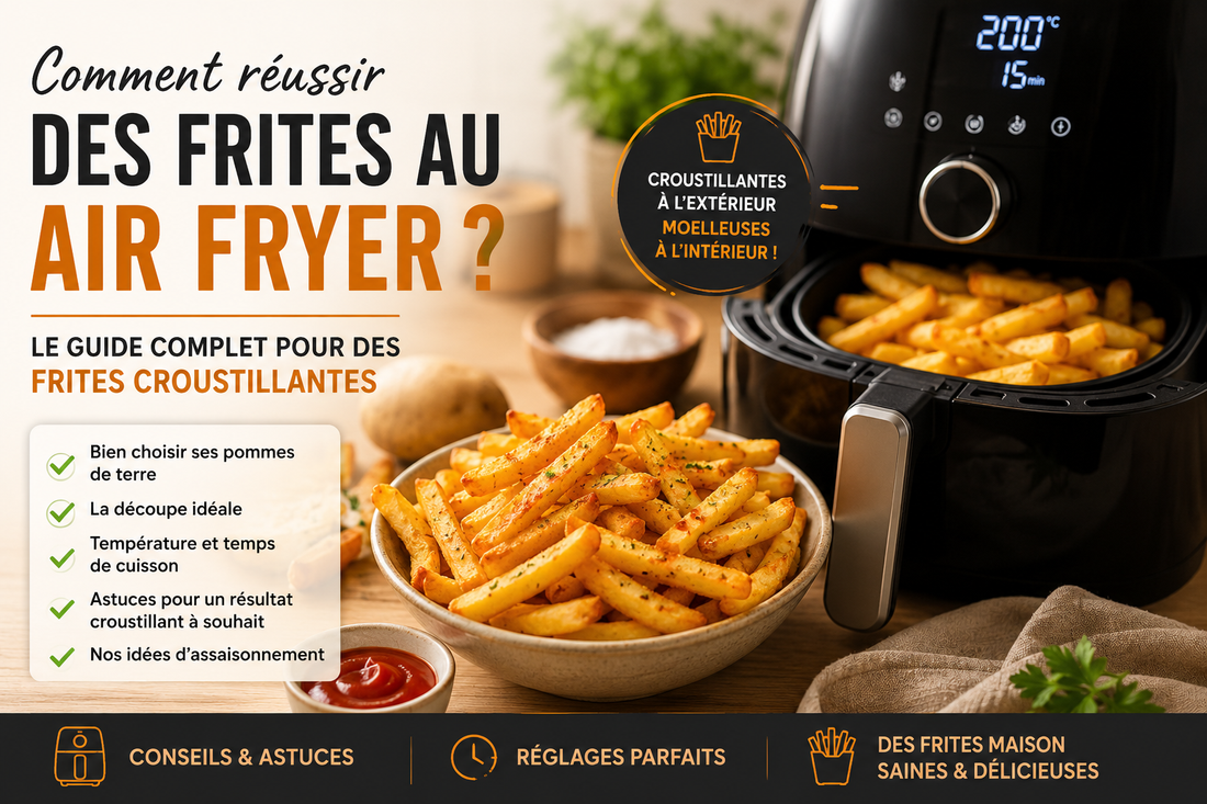 Comment réussir des frites au Air Fryer ? Le guide complet pour des frites croustillantes
