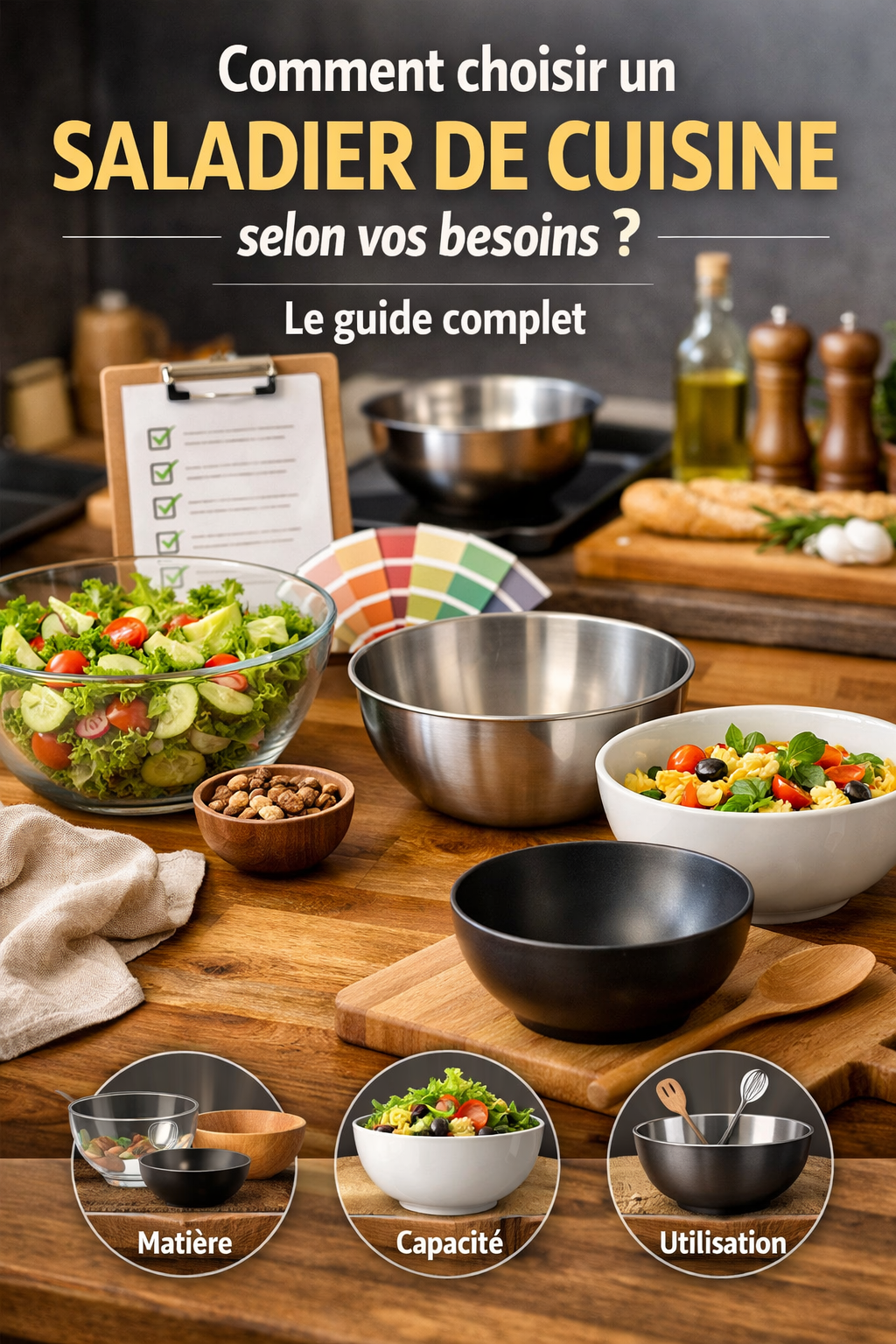 Comment choisir un saladier de cuisine selon vos besoins ? Le guide complet