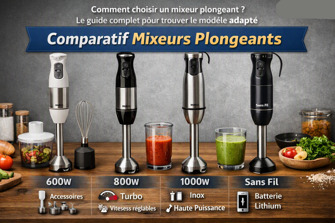 Comment choisir un mixeur plongeant ? Le guide complet pour trouver le modèle adapté
