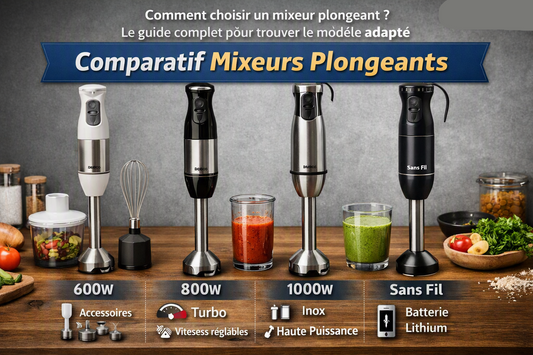 Comment choisir un mixeur plongeant ? Le guide complet pour trouver le modèle adapté