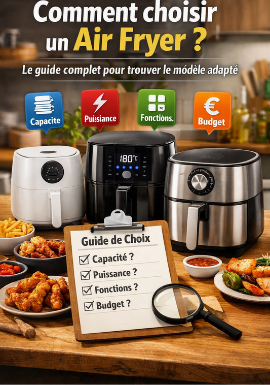 Comment choisir un Air Fryer ? Le guide complet pour trouver le modèle adapté