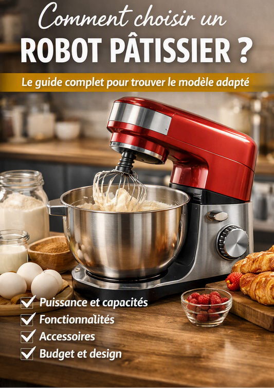 Comment choisir un robot pâtissier ? Le guide complet pour trouver le modèle adapté