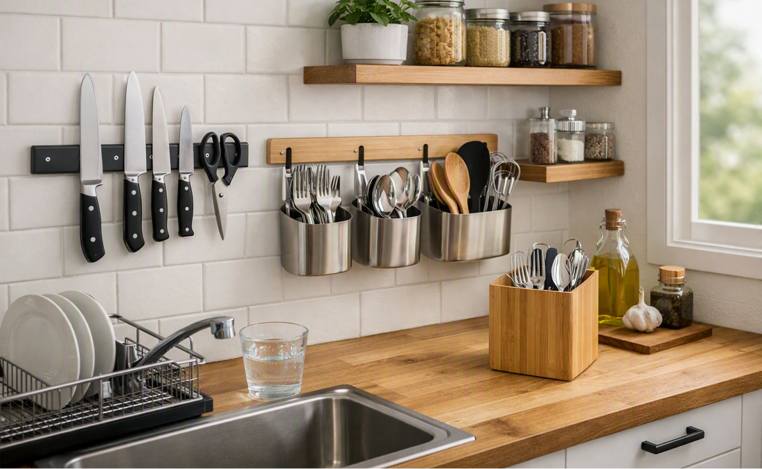 Comment ranger ses couverts dans une petite cuisine ? 10 solutions pour gagner de la place
