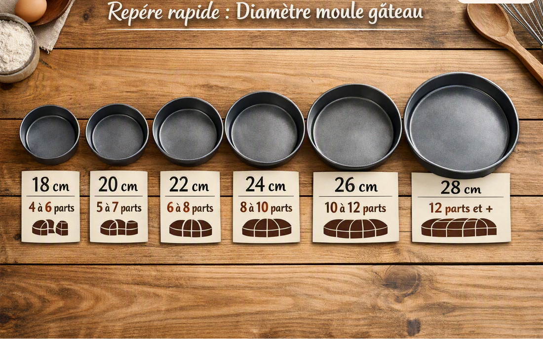 Quelle taille de moule à gâteau choisir ? Guide pratique